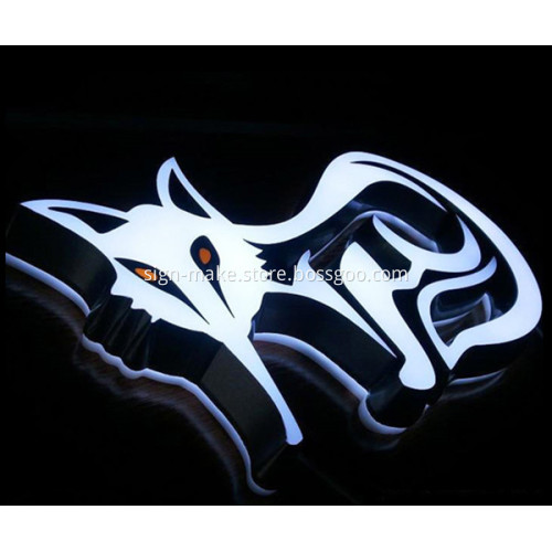 Custom Lighted Acrylic Sign LED